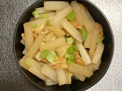 お弁当おかず★大根と油揚げの甘辛炒め